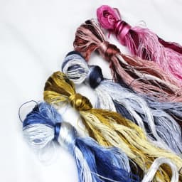 8 Pieces Embroidery Thread Customizable Thread-Silk Embroidery Spiraea Silk Line Hand-Embroidered Threads