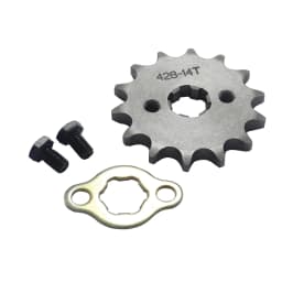 428 Chain 14T 17mm 20mm Front Engine Sprocket For 50cc to 125cc Dirt Bike ATV Go Kart Quad Pitbike Buggy Motorcycle