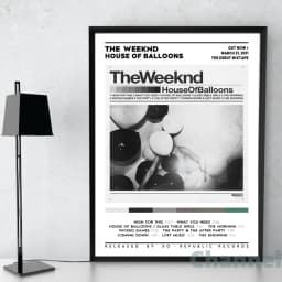 TRILOGY The Weeknd Album Poster Music Art Prints The Weeknd Fan's Gift Black & White Wall Art Picture Canvas Painting Home Decor