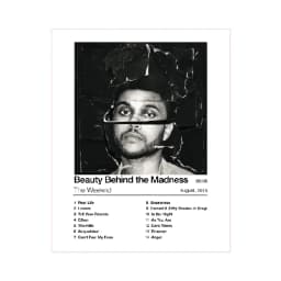 TRILOGY The Weeknd Album Poster Music Art Prints The Weeknd Fan's Gift Black & White Wall Art Picture Canvas Painting Home Decor