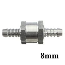 One Way 6/8/10/12/14/16mm 6 Size Valves Aluminium Alloy Fuel Non Return Check Valve One Way Fit Carburettor Wholesale Price