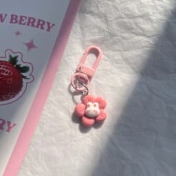 Cute Rabbit Keychain for Women Resin Bunny Carrots Bag Pendant Tulip Key Chains Girls Kids Couple Kpop Jewelry Deciration