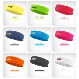 AOLIKES 1PCS High Quality Cotton Sweat Headband For Men Sweatband women Yoga Hair Bands Head Sweat Bands Sports Safety