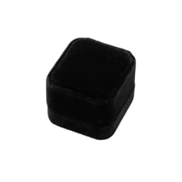 Square Red Engagement Velvet Earring Ring Box Organizer For Valentine Day Gift Wedding Ring Showcase Jewelry Packaging Wholesale