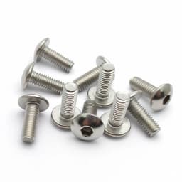 10 Set Plastic Cover Silver Stainless Steel Screw Bolt and U Type Clips with Nut 6mm 5mm for Motorcycle Scooter ATV Moped M6