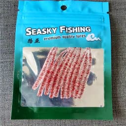 MUKUN 10pcs 03g 0.45g Soft Fishing Lure Rockfish Twin Tail Artificial Wobbler Crankbait Bionic Silicone Fluorescent Worm Bait
