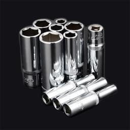 50mm Long 1/4 Inch Drive 6 Point Socket 4mm 5mm 6mm 7mm 8mm 9mm 10mm 11mm 12mm 13mm 14mm