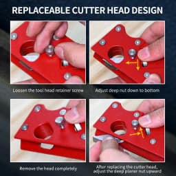 Hand Planer Quick Edge Trimming and Chamfering Planer 45 Degree Bevel Woodworking Manual Corner Shaving Planer  Wood Planer