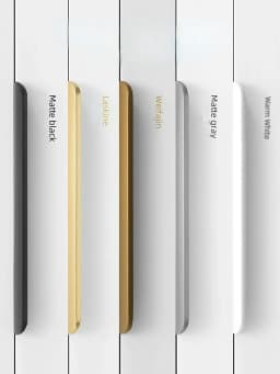 Gold Black Hidden Handles Invisible Door Handle Aluminum Alloy Long Kitchen Cabinet Pulls Wardrobe Door Knob and Handle Hardware