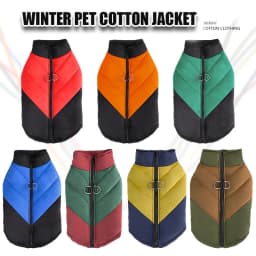 Dog Waterproof Jacket Pet Vest Dog Clothes for Large Dogs Winter Dog Warm Coat Puppy Sweatshirt Chihuahua French Bulldog Costume