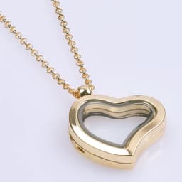 1Pc Trendy Sweet Love Glass Reliquary Photo Locket Pendant Necklaces Goth Heart Cremation Ashes Urn Relicario Collares Jewelry
