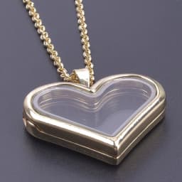 1Pc Trendy Sweet Love Glass Reliquary Photo Locket Pendant Necklaces Goth Heart Cremation Ashes Urn Relicario Collares Jewelry