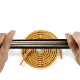 1 Pair Round Shoe Laces For Martin Shoes Sneakers Shoelaces Solid Boots Shoelace Solid Weaving Wear-resistant Shoestring
