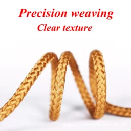 1 Pair Round Shoe Laces For Martin Shoes Sneakers Shoelaces Solid Boots Shoelace Solid Weaving Wear-resistant Shoestring