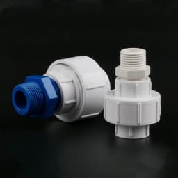 1-3Pcs 1/2" 3/4" 1"Double Female Thread PVC Union Connector Fish Tank Detachable Joint Garden Watering Irrigation Fittings