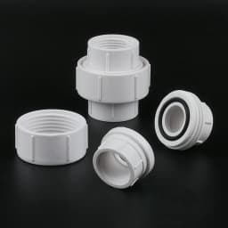 1-3Pcs 1/2" 3/4" 1"Double Female Thread PVC Union Connector Fish Tank Detachable Joint Garden Watering Irrigation Fittings