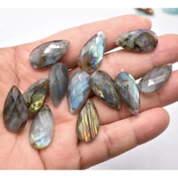 Wholesale 12pcs/lot Fashion Quality Natural Stone Water Drop Shape cut faceted for Jewelry Making Bracelet Necklace Accessories
