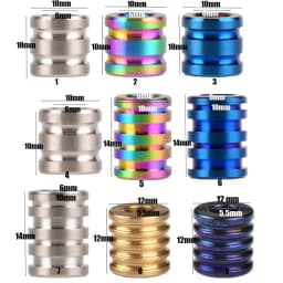 Titanium Alloy/Stainless Steel Knife Lanyard Camping Knife Gadgets Pendant TC4 Knife Beads Paracord Rope Knife EDC