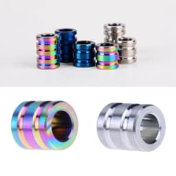 Titanium Alloy/Stainless Steel Knife Lanyard Camping Knife Gadgets Pendant TC4 Knife Beads Paracord Rope Knife EDC