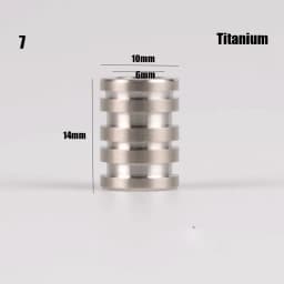 Titanium Alloy/Stainless Steel Knife Lanyard Camping Knife Gadgets Pendant TC4 Knife Beads Paracord Rope Knife EDC