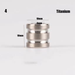Titanium Alloy/Stainless Steel Knife Lanyard Camping Knife Gadgets Pendant TC4 Knife Beads Paracord Rope Knife EDC