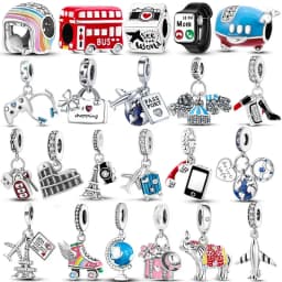 Charms Plata De Ley 925 Silver Travel Dangle Charm Eiffel Tower Beads Fit Charms Bracelet Original Jewelry