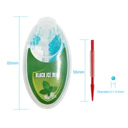 100pcs Cigarette Pops Beads Fruit Menthol Capsule Mint Beads Flavor Explosion Blast Ball Holder Filter Smoking Accessories