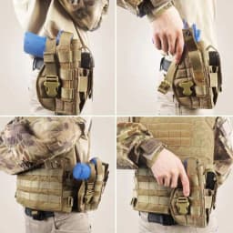 Universal Tactical Gun Holster Right Hand Molle Pistol Holster Combat Airsoft Waist Belt Holster for M92 APX PX4 Glock 17 19 USP