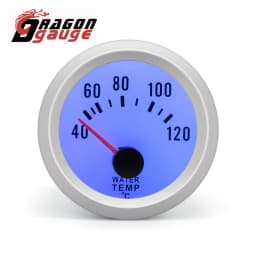 52mm (2 Inch) Car Modification Pointer Boost Water Temp Oil Temperature Meter Pressure Voltage Gauge Blue Backlight