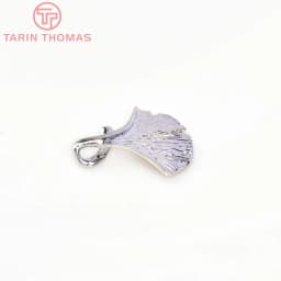 (672) 6PCS 13x16MM 24K Gold Color Plated Brass Ginkgo Leaf Tree Leafs Shaped Charms High Quality Diy Jewelry Accessories