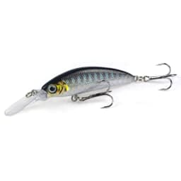 1pcs 6g/7cm Minnow Stream Fishing Lure Mini Trout Baits Small Whopper Vibrating Light Sinking Fish Crankbait Japan Winter Tackle