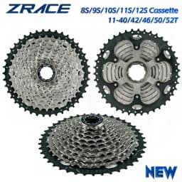 ZRACE Bicycle Cassette 8 9 10 11 Speed MTB Bike Freewheel 11-42T / 11-46T / 11-50T / 11-52T for ALIVIO / DEORE / SLX / XT