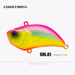 COUNTBASS 55mm 13.5g Vibraiton Rattling Hard Body Fishing Baits Vibe Lure Lipless Crankbait Angler's Fishing Lure