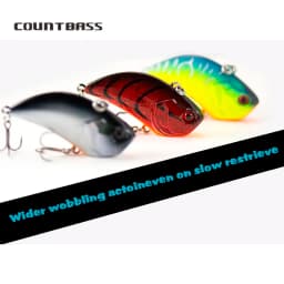 COUNTBASS 55mm 13.5g Vibraiton Rattling Hard Body Fishing Baits Vibe Lure Lipless Crankbait Angler's Fishing Lure