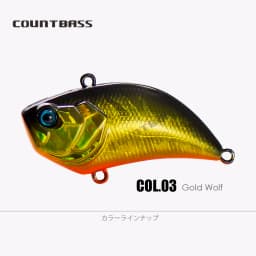 COUNTBASS 55mm 13.5g Vibraiton Rattling Hard Body Fishing Baits Vibe Lure Lipless Crankbait Angler's Fishing Lure