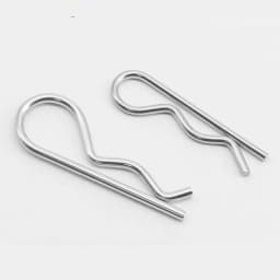 M1 M1.2 M1.6 M1.8 M2 M2.5 M3 M3.5 M4 M5 304 Stainless Steel R Spring Cotter Pin Wave Shape Split Clip Clam Tractor Pin for Car