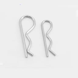 M1 M1.2 M1.6 M1.8 M2 M2.5 M3 M3.5 M4 M5 304 Stainless Steel R Spring Cotter Pin Wave Shape Split Clip Clam Tractor Pin for Car