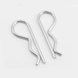 M1 M1.2 M1.6 M1.8 M2 M2.5 M3 M3.5 M4 M5 304 Stainless Steel R Spring Cotter Pin Wave Shape Split Clip Clam Tractor Pin for Car