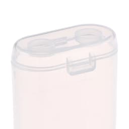 1PC 18650 Battery Portable Waterproof Clear Holder Storage Box Transparent Plastic Safety Case for 2 Sections 18650 Wholesale