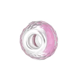 2Pcs/Lot 2021 Original Sculpture Flower Heart Butterfly Charm Beads Fit Pink Murano Glass Crystal Bracelet For Women DIY Jewelry