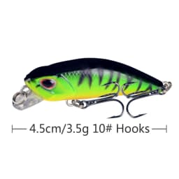 1pcs Mini Minnow Fishing Lures Wobblers 4.5cm 3.5g Sinking Artificial Plastic Hard Bait Crankbait Jerkbait Pesca Bass Tackle
