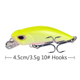1pcs Mini Minnow Fishing Lures Wobblers 4.5cm 3.5g Sinking Artificial Plastic Hard Bait Crankbait Jerkbait Pesca Bass Tackle