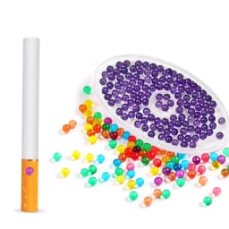 100pcs Mixed Fruit Flavor Capsule Mint Beads Ice Pops Cigarette Filter Brush Ball for Smoking Accessories DIY Tobacco Holder