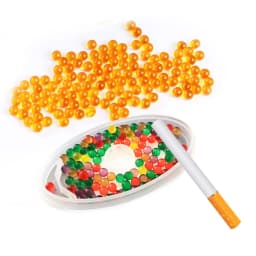 100pcs Mixed Fruit Flavor Capsule Mint Beads Ice Pops Cigarette Filter Brush Ball for Smoking Accessories DIY Tobacco Holder