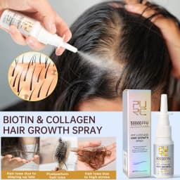 PURC Biotin Hair Growth Oil for Men Women Hair Loss Treatment Fast Grow Hair Spray Regrowth Thicken Oil Hair Care Products