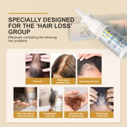 PURC Biotin Hair Growth Oil for Men Women Hair Loss Treatment Fast Grow Hair Spray Regrowth Thicken Oil Hair Care Products