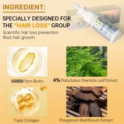 PURC Biotin Hair Growth Oil for Men Women Hair Loss Treatment Fast Grow Hair Spray Regrowth Thicken Oil Hair Care Products
