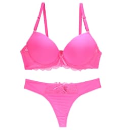 Nouvelle Seamless Brand Sexy Bras Set BCDE Cup Underwear For Womens Push Up Padded Solid Bow Ladies Lingerie