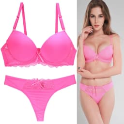 Nouvelle Seamless Brand Sexy Bras Set BCDE Cup Underwear For Womens Push Up Padded Solid Bow Ladies Lingerie