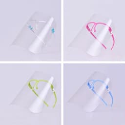 2Pcs Face Shield Transparent Full Face Cover Safety Protective Film Tool Anti-Oil Anti-Fog Kitchen House Clean Dust Proof Mask